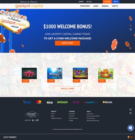 jackpot capital casino official site.